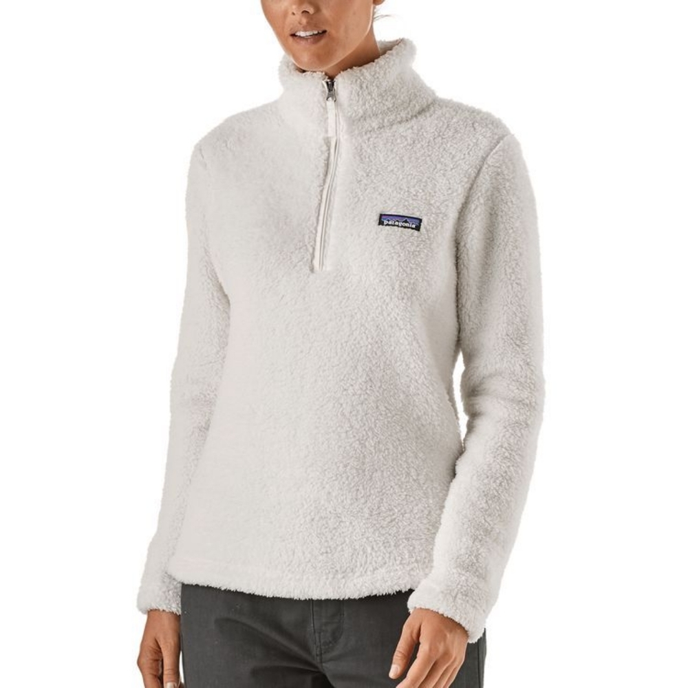 Patagonia Quarter-Zip Fleece Pullover in Birch White XS